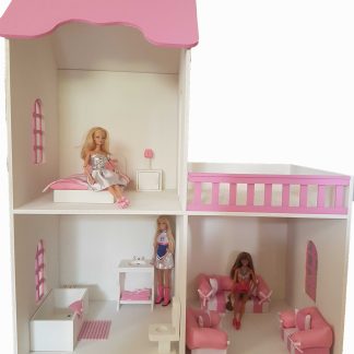 3 Room Dollhouse Combo