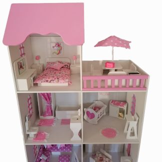 5 Room Dollhouse Combo