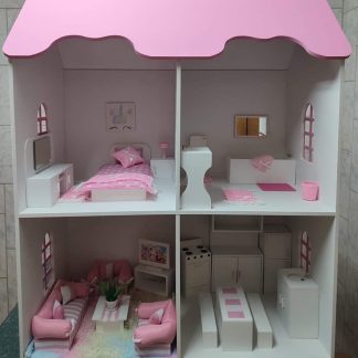 4 Room Dollhouse Combo